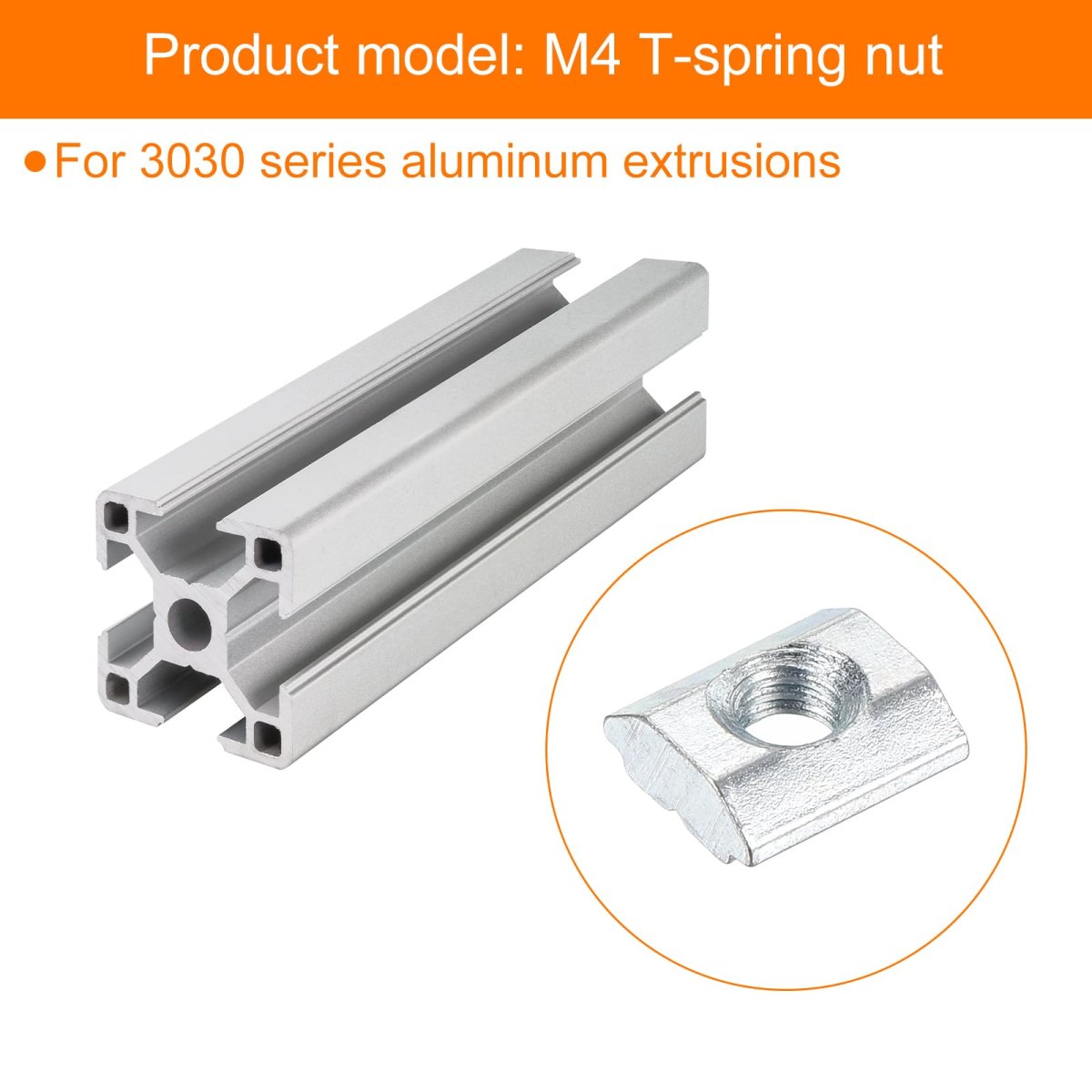 20pcs M4 T Nut Tee Sliding Slots T-slot Hammer Nut Block Square Nuts Fastener Carbon Steel Zinc Plated For Aluminum Extrusion