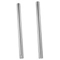 Front Brake Suspension Inner Fork Tubes Shock Pipes Silver Pair For Kawasaki Zx1100 Zzr1100 1990-1992 44013-1316 43mm