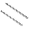 Front Brake Suspension Inner Fork Tubes Shock Pipes Silver Pair For Kawasaki Zx1100 Zzr1100 1990-1992 44013-1316 43mm