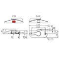 Window Sash Cam Lockkeeper Set White