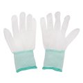 Vintorky Wear Resistant Gloves Safety Working 12 Pairs Cutter Gardening Protective Nylon White Anti-static Work Glove