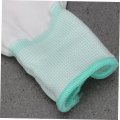 Vintorky Wear Resistant Gloves Safety Working 12 Pairs Cutter Gardening Protective Nylon White Anti-static Work Glove