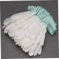 Vintorky Wear Resistant Gloves Safety Working 12 Pairs Cutter Gardening Protective Nylon White Anti-static Work Glove