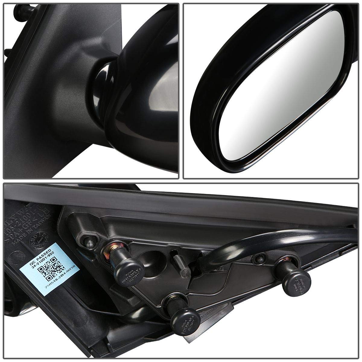 Auto Dynasty In1320104 Oe Style Powered Heated Driver Left Side View Door Mirror For Infiniti G35 Sedan 03-06