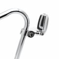 Hongk- Chrome Short Angled Adjustable Peg Mounting Kit With Airflow Foot Compatible Goldwing Shadow Valkyrie Triumph 1-1 4 Inch