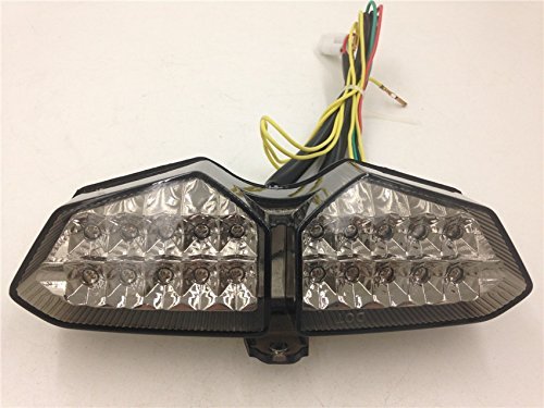Led Tail Brake Light For Yamaha Yzf R6 2003 2005 And R6s 2006 2008 Smoke Lens Waterproof Rear Assembly 12v