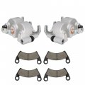 Front Left Right Brake Calipers W Pads Replacement For Polaris Ranger Crew Xp 900 1000 