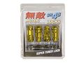 Muteki 32902z Wheel Mate Sr48 Open End Locking Lug Nut Set Of 4 Gold Chrome 