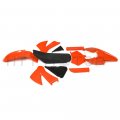 Httmt Orange Ktm Plastics Kit Fender Fairing Seat Compatible With 2003-2012 Sx 85