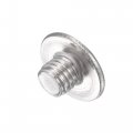 Uxcell Flanged Button Head Socket Cap Screws M8x10mm Hex Drive 304 Stainless Steel Fasteners Bolts Fully Threaded Machine Screw