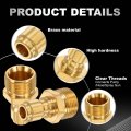 2pcs Pressure Washer Adapter 3 8 Male Quick Plug To M22 15mm Connect Fittings Brass Swivel For Power Washers Hose