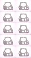 Kawasaki 10 Pack Genuine 11004-7020 Head Gasket Fits Fj180v Oem 