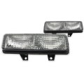 Park Signal Light Pair For 1989 1991 Chevy Blazer Front Driver And Passenger Side Replaces Gm2520130 Gm2521130 