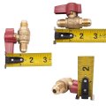 Supplying Demand 01-266 Gas Connector Shut-off Flare Valve 3 8 Inch Od X