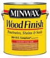 Minwax 710710000 Wood Finish Penetrates Stains Seals 250 Voc Gallon Golden Oak 