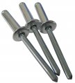 1 8 In X 4 All Steel Blind Rivets 188 To 250 Grip Range Dome Head Plain Zinc Finish Pack Of Pieces Pssd404-vl 