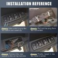 X Autohaux Master Driver Side Power Window Switch 93570-ef000 For Kia Sportage 2005-2010 Control Button