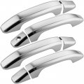 Motorbymotor 4 Pcs Chrome Exterior Door Handle Fits For Chevy Silverado 1500 2500hd 3500hd Suburban Tahoe Gmc Sierra Yukon Xl 