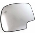 Heated Mirror Glass Pair For Gmc Sierra 1500 2500 Hd 2001 To 2006 And 2007 Classic Driver Passenger Side Flat Convex With 