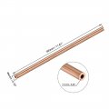 Uxcell Copper Round Tube 4mm Od 1mm Wall Thickness 300mm Long Straight Pipe Tubing 3 Pcs