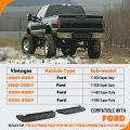 Kuafu Rear Bumper Step Pads Compatible With 1999-2007 Ford F-250 350 450 550 Super Duty Replacement For F81z17b807ab