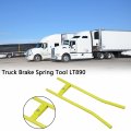 Truck Brake Spring Tool Lt890 For Rockwell Heavys Anchor Pin Installer And Rear Drum Brake Return Yellow