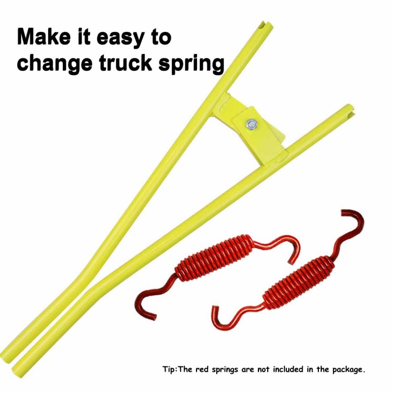 Truck Brake Spring Tool Lt890 For Rockwell Heavys Anchor Pin Installer And Rear Drum Brake Return Yellow