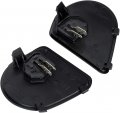 Ecotric 1 Pair Puddle Lights Compatible With 2010-2019 Dodge Ram 1500 2500 3500 4500 Plastic Smooth Left Right Driver Passenger
