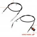 A-premium Rear Driver And Passenger Side Parking Brake Cable Assembly Compatible With Chevrolet Gmc Models Silverado 3500