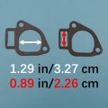 Tuzliufi Head Valve Cover Exhaust Manifold Insulator Gasket Set Kit Compatible With Kawasaki Fr651v Fr691v Fr730v Fr 651v 691v