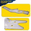 G-plus Frame Support Kit Compatible With 73-87 4wd Chevy Gmc C K10 K15 K25 K35 Steering Box Bracket Repair 2 Pcs