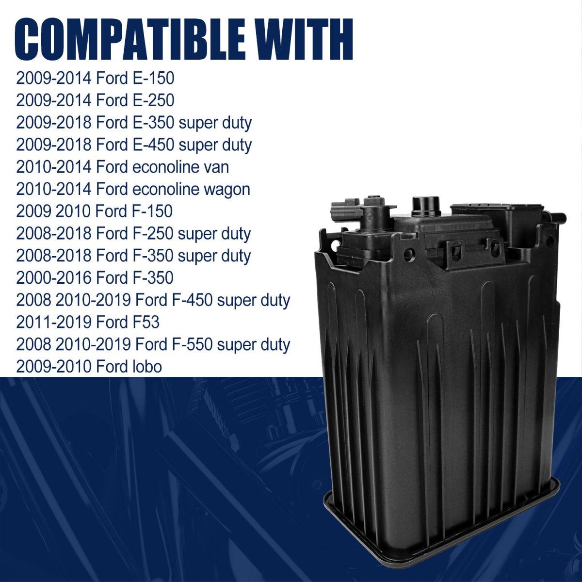Vapor Canister For Ford F150 F250 E Series 2008 2019 Replace Part Number 911 380 7c3z9d653a 9c3z9d653a 9u5z9c985a Bu5z9c985a