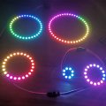 Ws2812 Rgb Led Ring 45 Bits Dc5v Ws2812b 5050 Full Color Addressable Light With Sm2 54 3p Wire For Arduino Raspberry Pi Esp8266 