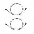 Ws2812 Rgb Led Ring 45 Bits Dc5v Ws2812b 5050 Full Color Addressable Light With Sm2 54 3p Wire For Arduino Raspberry Pi Esp8266