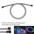 Ws2812 Rgb Led Ring 45 Bits Dc5v Ws2812b 5050 Full Color Addressable Light With Sm2 54 3p Wire For Arduino Raspberry Pi Esp8266