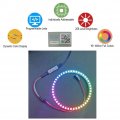 Ws2812 Rgb Led Ring 45 Bits Dc5v Ws2812b 5050 Full Color Addressable Light With Sm2 54 3p Wire For Arduino Raspberry Pi Esp8266