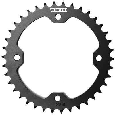 610s-38 Black 38 Tooth 520 Pitch Steel Rear Sprocket