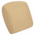 Hecasa Center Console Armrest Cover Front Door Covers Compatible With 2009-2015 Honda Pilot Pvc Beige