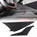 Center Console Sides Panel Cover Trim Abs 2pcs Compatible With Corvette C8 Stingray 2020-2023 Gear Shift Side Knee Protection