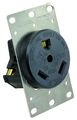 Jr Products 15075 30 Amp Receptacle With Mounting Plate 