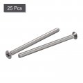 Uxcell 8 -32x2-1 2 Flat Head Machine Screws Phillips 304 Stainless Steel Bolts 25pcs