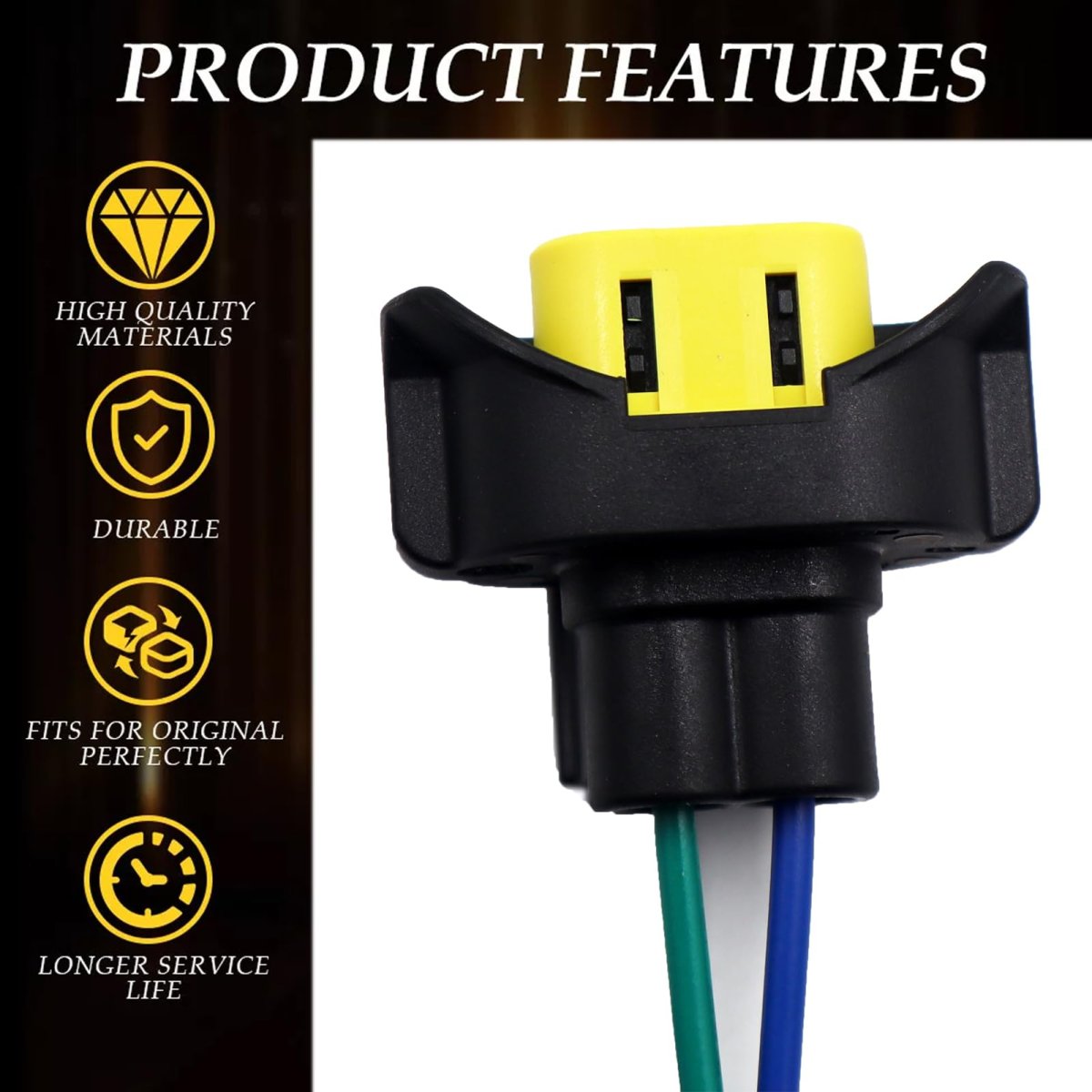 Fog Lights Connector For Chrysler 300 2011-2023 Pigtail Plug Wiring Harness 68228884ac 5182021aa
