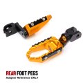Motorcycle Footpeg Rear Passenger Touring-type With 40mm-extension For Ducati Monster S4r 2003-2006 Gold