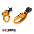 Motorcycle Footpeg Rear Passenger Touring-type With 40mm-extension For Ducati Monster S4r 2003-2006 Gold