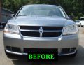 312 Motoring Fits 2008-2009 Dodge Avenger Chrome Grill Grille Kit 08 09 Sxt Se