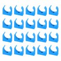 Uxcell 50pcs U-shaped Water Pipe Clamps Ppr Clips U Shaped Clip Fit For 32mm 1 26 Od Pipes And Tubing Hoses Support Blue