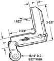 Prime-line Products B 693 Sliding Screen Door Roller Acorn With 11 32-inch Leg Width 