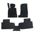 Floor Mats Carpet For Cadillac Cts 2014 2019 4 Piece Set Front And Rear Interior Black Velour Plastic Direct Replacement 