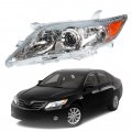 8115006520 Left Driver Side Headlight Chrome Projector Headlamp Assembly Replacement For 2010 2011 Camry 4-door Sedan To2502195 