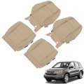 Tan Seat Cover Leather Front Bottom Back Replacement For 2007-2011 Cr-v Sport Utility 4-door 